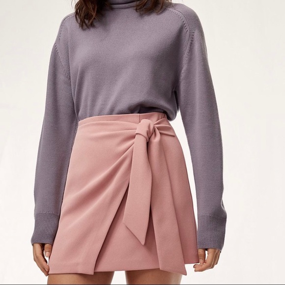COPY - Aritzia / wilfred Mini Wrap Skirt - Picture 2 of 4